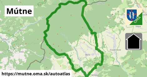 ikona Mapa autoatlas v mutne