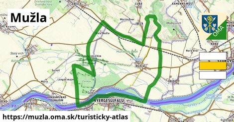 ikona Turistická mapa turisticky-atlas v muzla