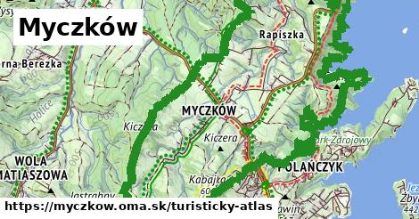 ikona Turistická mapa turisticky-atlas v myczkow