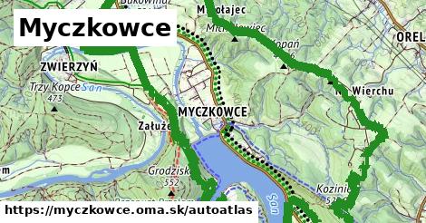 ikona Mapa autoatlas v myczkowce