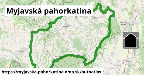 ikona Mapa autoatlas v myjavska-pahorkatina