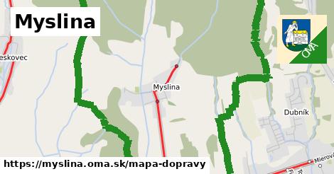 ikona Mapa dopravy mapa-dopravy v myslina