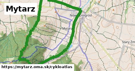 ikona Mytarz: 5,7 km trás cykloatlas v mytarz