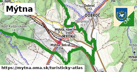 ikona Turistická mapa turisticky-atlas v mytna