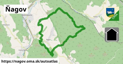 ikona Mapa autoatlas v nagov