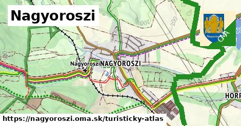 ikona Nagyoroszi: 61 km trás turisticky-atlas v nagyoroszi