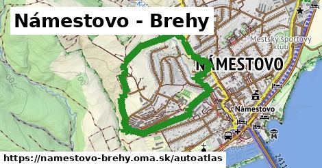 ikona Mapa autoatlas v namestovo-brehy