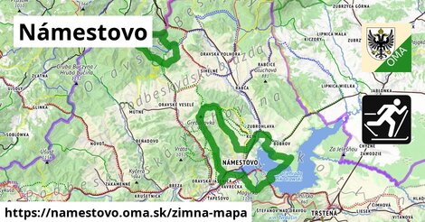 ikona Zimná mapa zimna-mapa v namestovo