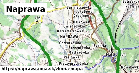 ikona Zimná mapa zimna-mapa v naprawa