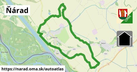 ikona Mapa autoatlas v narad