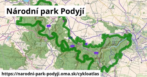 ikona Cyklo cykloatlas v narodni-park-podyji