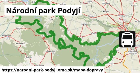 ikona Mapa dopravy mapa-dopravy v narodni-park-podyji