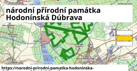 ikona Turistická mapa turisticky-atlas v narodni-prirodni-pamatka-hodoninska-dubrava