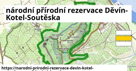ikona Turistická mapa turisticky-atlas v narodni-prirodni-rezervace-devin-kotel-souteska