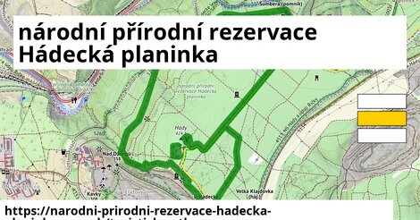 ikona Turistická mapa turisticky-atlas v narodni-prirodni-rezervace-hadecka-planinka