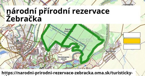 ikona Turistická mapa turisticky-atlas v narodni-prirodni-rezervace-zebracka