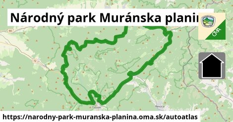 ulice v Národný park Muránska planina