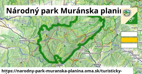 ikona Turistická mapa turisticky-atlas v narodny-park-muranska-planina