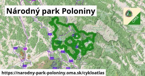 ikona Cyklo cykloatlas v narodny-park-poloniny