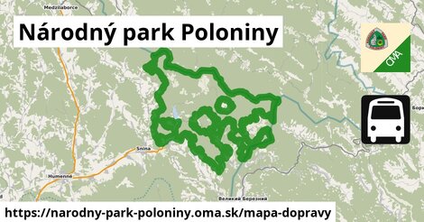 ikona Mapa dopravy mapa-dopravy v narodny-park-poloniny