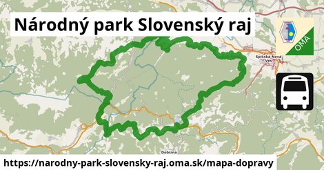 ikona Mapa dopravy mapa-dopravy v narodny-park-slovensky-raj