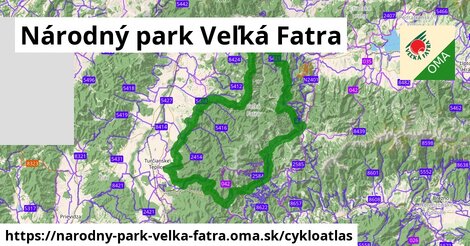 ikona Cyklo cykloatlas v narodny-park-velka-fatra