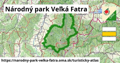ikona Turistická mapa turisticky-atlas v narodny-park-velka-fatra
