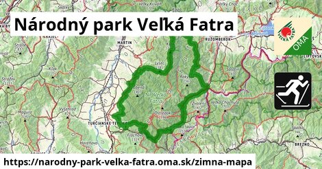 ikona Zimná mapa zimna-mapa v narodny-park-velka-fatra