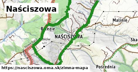 ikona Zimná mapa zimna-mapa v nasciszowa