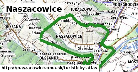 ikona Turistická mapa turisticky-atlas v naszacowice