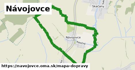 ikona Návojovce: 0 m trás mapa-dopravy v navojovce