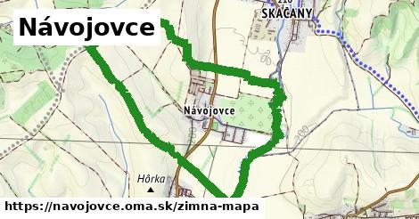 ikona Návojovce: 0 m trás zimna-mapa v navojovce