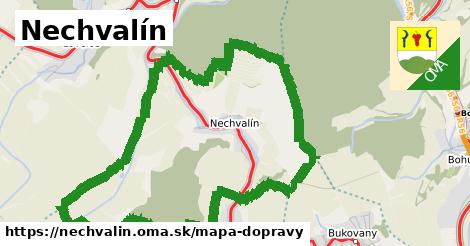 ikona Mapa dopravy mapa-dopravy v nechvalin