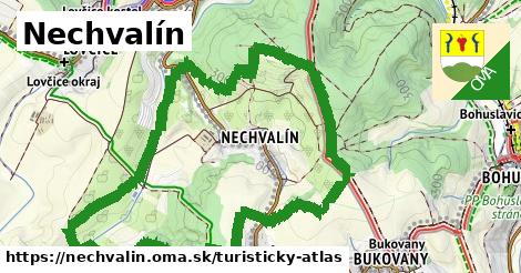 ikona Turistická mapa turisticky-atlas v nechvalin