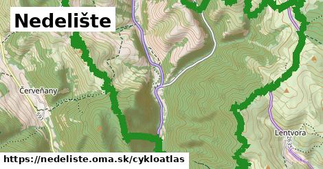 ikona Nedelište: 4,9 km trás cykloatlas v nedeliste