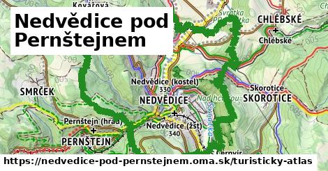 ikona Nedvědice pod Pernštejnem: 0 m trás turisticky-atlas v nedvedice-pod-pernstejnem