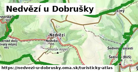 ikona Nedvězí u Dobrušky: 3,5 km trás turisticky-atlas v nedvezi-u-dobrusky