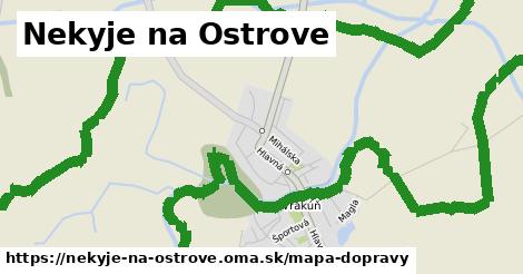 ikona Nekyje na Ostrove: 0 m trás mapa-dopravy v nekyje-na-ostrove