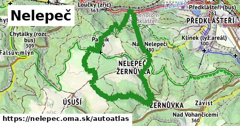 ikona Mapa autoatlas v nelepec