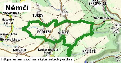 ikona Turistická mapa turisticky-atlas v nemci