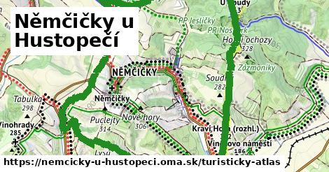 ikona Němčičky u Hustopečí: 8,9 km trás turisticky-atlas v nemcicky-u-hustopeci