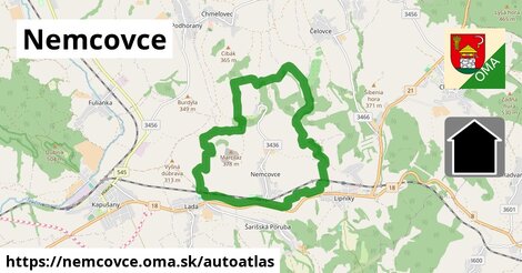 ikona Mapa autoatlas v nemcovce