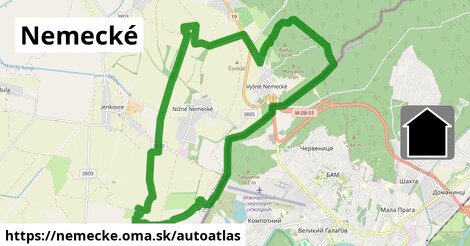 ikona Mapa autoatlas v nemecke