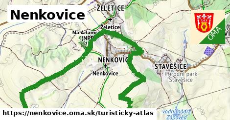 ikona Turistická mapa turisticky-atlas v nenkovice