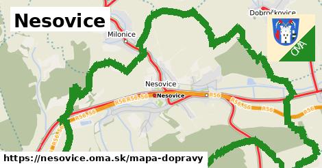 ikona Mapa dopravy mapa-dopravy v nesovice