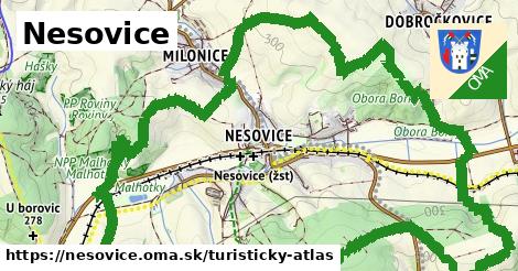 ikona Turistická mapa turisticky-atlas v nesovice