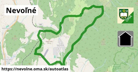 ikona Mapa autoatlas v nevolne