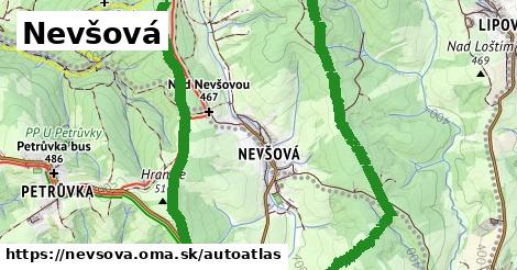 ikona Mapa autoatlas v nevsova