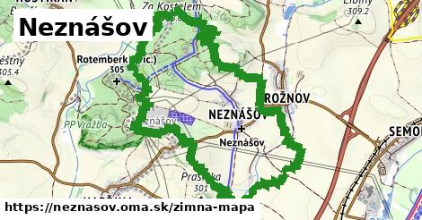 ikona Zimná mapa zimna-mapa v neznasov