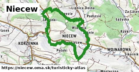 ikona Niecew: 0 m trás turisticky-atlas v niecew